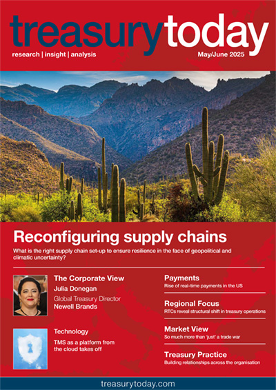 Treasury Today May/June 2025 magazine cover